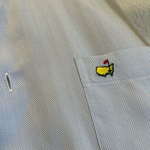 Masters button down. EUC. Perfect but does have drycleaners mark on inside.